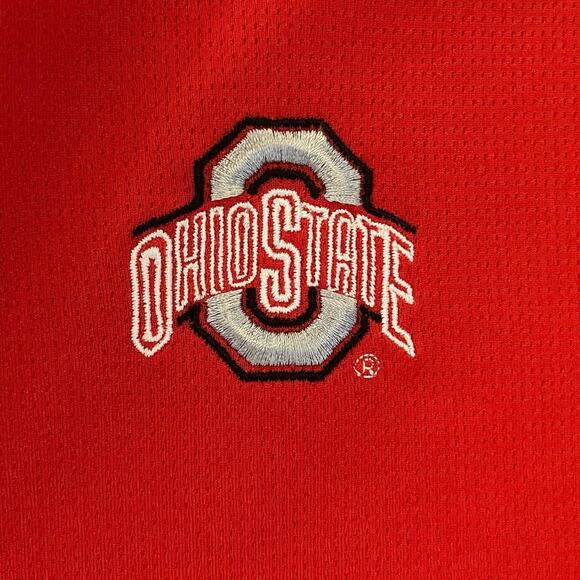 ProEdge by Knights Apparel Men's Red Ohio State University Buckeyes Polo SZ L - Picture 5 of 8